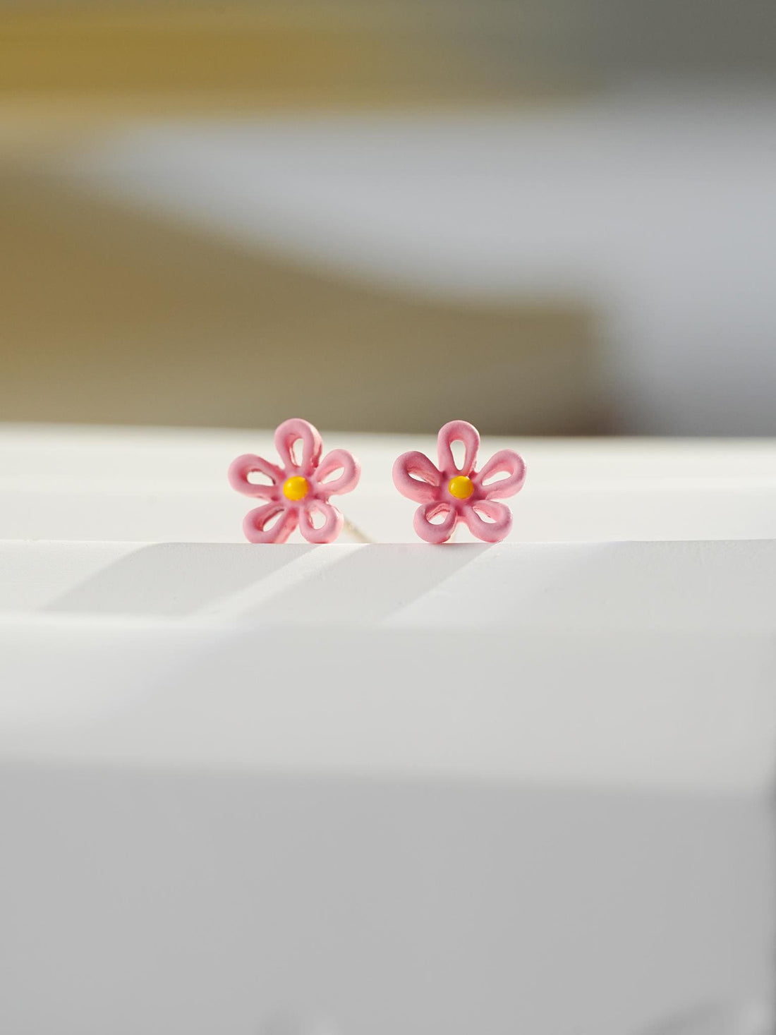 Tiny Open Flower Stud Earrings - Mini Story Co