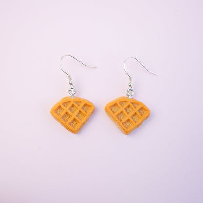 Waffle Dangle Earrings - Mini Story Co