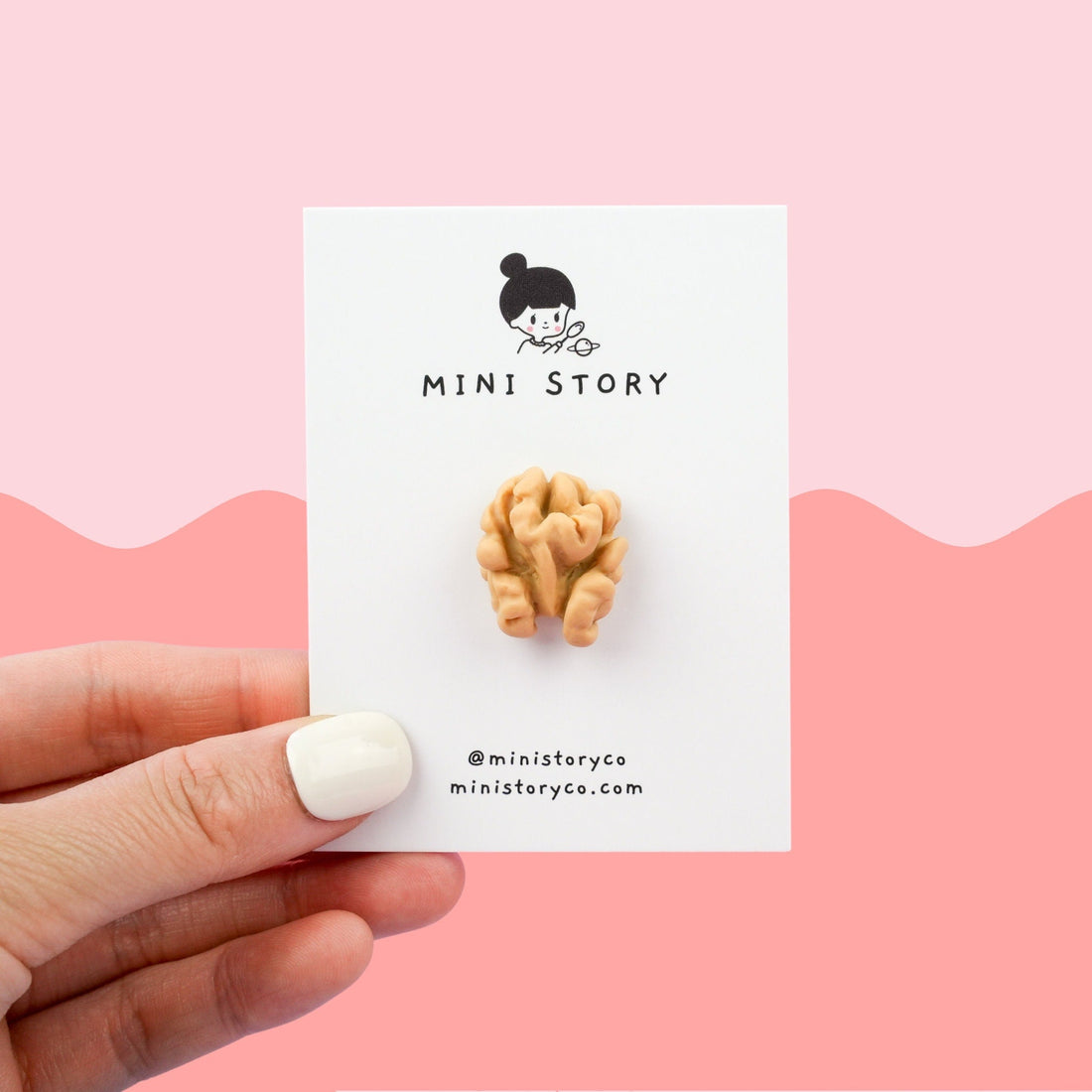 Walnut Pin - Mini Story Co