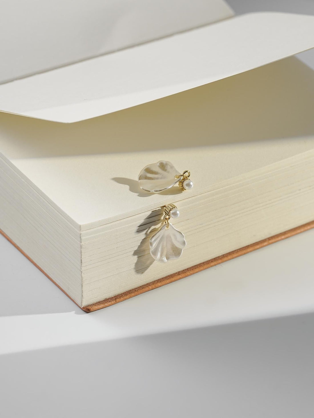 White Shell Pearl Dangle Earrings - Mini Story Co